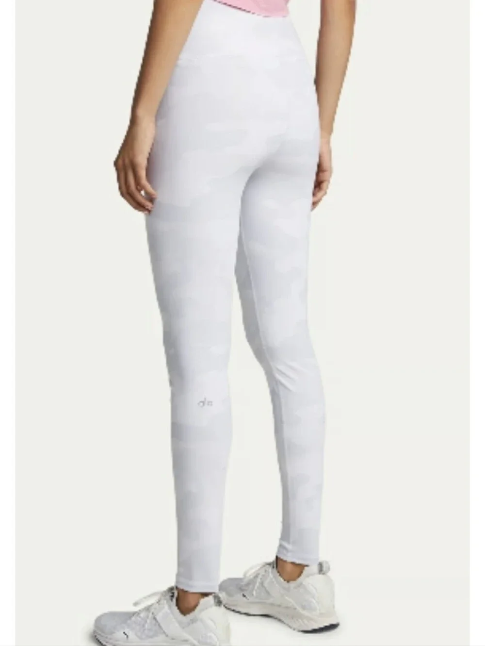 Alo Yoga High-Waist Vapor Leggings White Camouflage - Size M